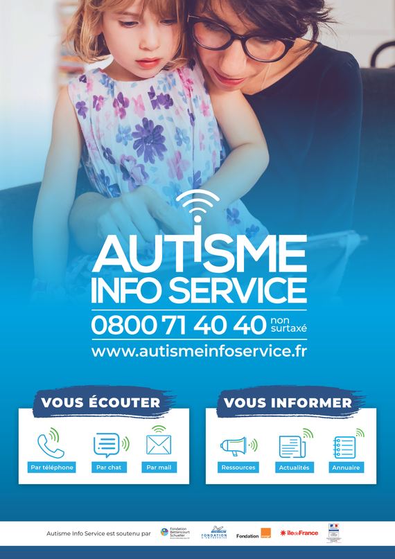 Affiche autisme info service