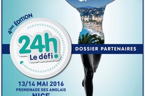 4e édition «  24h Le défi » du 13 au 14 mai 2016 de 17h à 17h, Promenade des Anglais à Nice